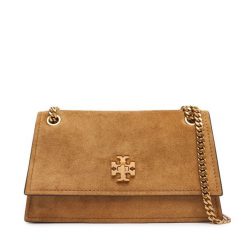 Torebka Tory Burch. Brązowe torebki klasyczne damskie Tory Burch, bez wzorów, bez dodatków. Za 1,919.00 zł.