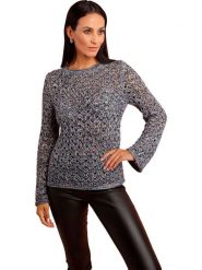 Heine Sweter w kolorze szarym rozmiar: 44. Szare swetry klasyczne damskie Heine, bez kołnierzyka. Za 104.99 zł.