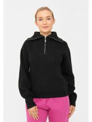 Bench Sweter "Thurynn" w kolorze czarnym rozmiar: 40. Czarne golfy damskie Bench, bez wzorów, bez ramiączek. Za 100.99 zł.