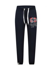 Geographical Norway Spodnie dresowe "Melegant" w kolorze granatowym rozmiar: M. Niebieskie spodnie dresowe męskie Geographical Norway, bez wzorów, z dresówki. Za 114.44 zł.