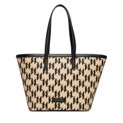 Torebka KARL LAGERFELD. Brązowe torebki klasyczne damskie Karl Lagerfeld, bez wzorów, bez dodatków. Za 429.99 zł.