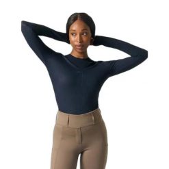 Sweter damski PS of Sweden Leandra. Niebieskie swetry klasyczne damskie PS OF SWEDEN, xl, z materiału, bez kołnierzyka. Za 369.95 zł.
