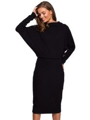 Stylove Sukienka w kolorze czarnym rozmiar: L/XL. Czarne sukienki damskie Stylove, l, bez wzorów, bez kołnierzyka, bez ramiączek, midi. Za 226.45 zł.