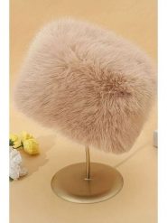 Lucky Bees Czapka w kolorze beżowym rozmiar: onesize. Brązowe czapki zimowe damskie Lucky Bees, z futra. Za 134.85 zł.