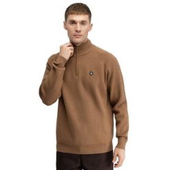 Męski sweter golfowy Siroko Fade Brown. Brązowe swetry męskie SIROKO, m, bez wzorów, z materiału, bez kołnierzyka. Za 297.00 zł.