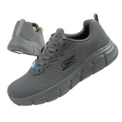 Buty sportowe męskie Skechers Bobs B Flex Chill Edge. Szare buty sportowe na co dzień męskie Skechers, bez zapięcia. Za 229.00 zł.