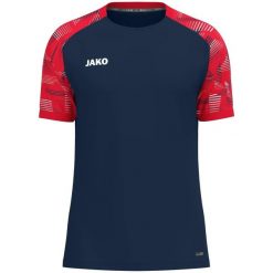 Koszulka Jako Sonic. Czerwone t-shirty sportowe męskie Jako, z poliesteru, bez ramiączek, do piłki nożnej. Za 263.50 zł.