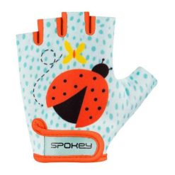 Rękawiczki Kolarskie Ze Skóry Syntetycznej Dla Dzieci I Niemowląt. Białe rękawiczki dziecięce Spokey, z elastanu, bez ramiączek. Za 48.99 zł.