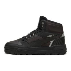 Buty Puma Rebound Abrupt Open Road Ii 397469-01 czarne. Czarne buty sportowe na co dzień męskie z gumy, bez zapięcia. Za 495.28 zł.