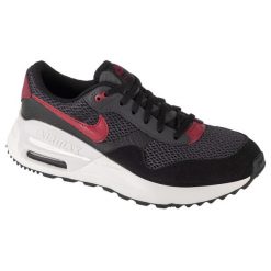 Buty sportowe Sneakersy unisex, Nike Air Max System GS. Czarne buty sportowe na co dzień damskie Nike, bez wzorów, trekkingowe, nike air max. Za 339.99 zł.