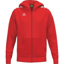 Kurtka z kapturem Erima Cmpt Wings czerwona. Czerwone kurtki męskie 575 FACTORY, m, bez wzorów, z materiału, sportowe, z kapturem. Za 225.00 zł.