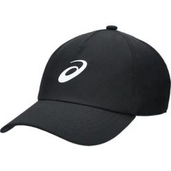 Czapka z daszkiem Asics Performance. Czarne czapki męskie Asics, bez wzorów. Za 166.00 zł.