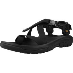 Sandały TEVA W HURRICANE TERR Czarny. Czarne obuwie trekkingowe damskie Teva, bez wzorów, z tkaniny, bez obcasa. Za 313.99 zł.