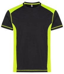 Clique Ambition-T kontrastowy T-shirt zwiększona widoczność. Żółte t-shirty męskie CLIQUE, m, bez wzorów, z bawełny, bez kołnierzyka. Za 124.66 zł.