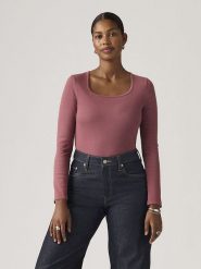 Levi's Koszulka "Essential" w kolorze różowym rozmiar: S. Różowe bluzki damskie Levi's, s, bez wzorów, z bawełny, bez kołnierzyka, bez ramiączek. Za 93.07 zł.