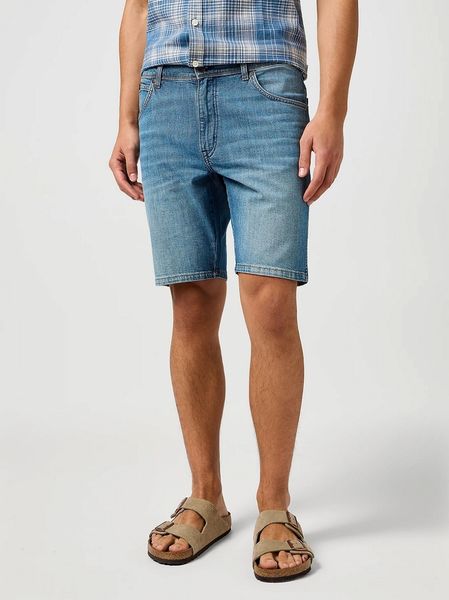 MESKIE SPODENKI WRANGLER TEXAS SHORTS OCEAN SURGE 112362549. Szorty męskie Wrangler, bez wzorów. Za 169.99 zł.