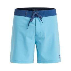 Spodenki boardshort dla Mężczyzn SURFSILK KAIMANA 16". Niebieskie szorty męskie Quiksilver, z elastanu, bez kołnierzyka. Za 229.99 zł.