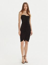 NORMA KAMALI Sukienka koktajlowa KK1243PLD89001 Czarny Slim Fit. Czarne sukienki damskie NORMA KAMALI, xl, bez wzorów, z syntetyku, wizytowe, bez kołnierzyka, bez ramiączek. Za 729.99 zł.