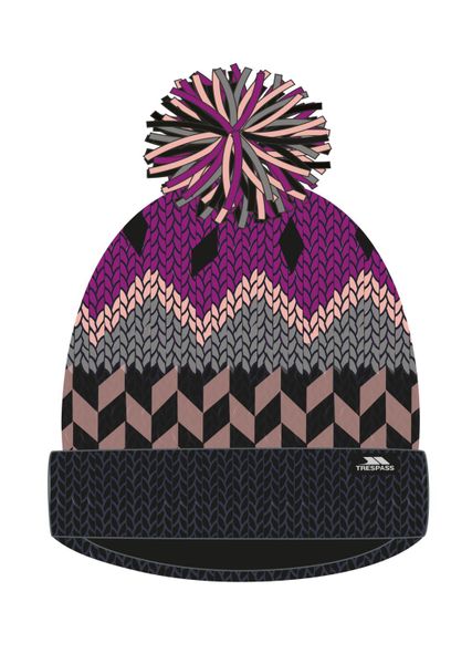 Czapka unisex w wzory z pomponem, podszyta polarem. Czarne czapki męskie 2117 OF SWEDEN, bez wzorów, z materiału. Za 67.75 zł.