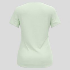 Koszulka do biegania damska Odlo X-Alp PW 115 T-Shirt Crew Neck S/S. Zielone bluzki damskie Odlo, s, bez wzorów, sportowe, bez kołnierzyka, bez ramiączek. Za 266.99 zł.