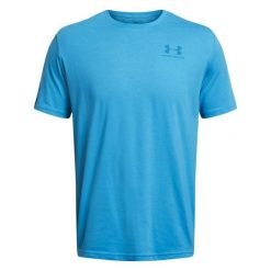 Męska Koszulka Sportowa. Niebieskie t-shirty sportowe męskie Under Armour, m, bez ramiączek, trekkingowe. Za 142.99 zł.