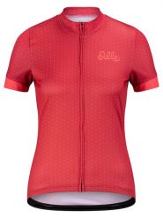 Odlo Koszulka kolarska "Essential" w kolorze czerwonym rozmiar: XS. Czerwone bluzki sportowe damskie Odlo, s, bez wzorów, z materiału, bez ramiączek. Za 149.31 zł.
