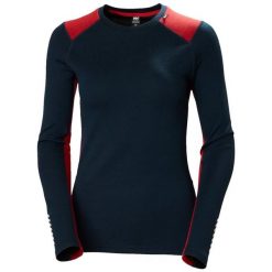 Bluza damska Helly Hansen lifa merino midweight crew. Niebieskie bluzy bez kaptura damskie Helly Hansen, xs, z tkaniny. Za 385.00 zł.