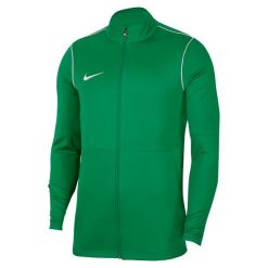 Bluza sportowa męska Nike Dri-fit Park 20 Track. Białe bluzy bez kaptura męskie Nike, bez wzorów, z materiału, sportowe, bez kołnierzyka, bez ramiączek. Za 179.65 zł.