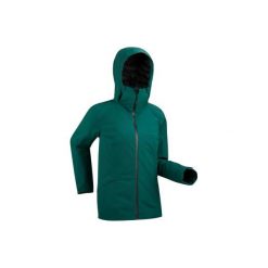 Kurtka narciarska 500 damska. Zielone kurtki damskie WED'ZE, xs, bez wzorów, z materiału, bez kaptura, narciarskie. Za 349.99 zł.