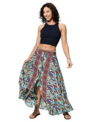 Ipanima Spódnica w kolorze miętowym ze wzorem rozmiar: 34-40. Zielone spódniczki damskie Ipanima, bez wzorów, maxi. Za 78.99 zł.