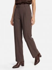 JJXX spodnie z tkaniny Kobiety brązowy, XL/32. Brązowe spodnie materiałowe damskie JJXX, bez wzorów, z tkaniny, biznesowe. Za 249.95 zł.