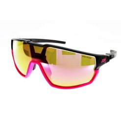 Okulary rowerowe JULBO Rush czarno różowe Spectron kat.3. Czarne okulary przeciwsłoneczne męskie JULBO, z materiału. Za 479.00 zł.