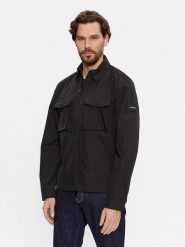 Calvin Klein Kurtka przejściowa Recycled Light Shirt Jacket K10K107136 Czarny Regular Fit. Czarne kurtki męskie CALVIN KLEIN, m, bez wzorów, z syntetyku, bez kaptura. Za 589.99 zł.
