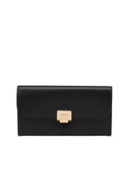 Marc O´Polo Skórzany portfel w kolorze czarnym - 20 x 11 x 3 cm rozmiar: onesize. Czarne portfele damskie bez wzorów, z materiału. Za 289.95 zł.