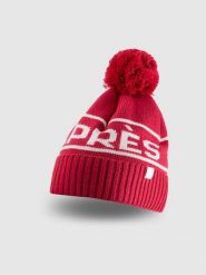 4F Czapka zimowa z dodatkiem wełny damska - czerwona S. Czerwone czapki zimowe damskie 4f, z wełny. Za 89.99 zł.