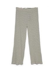 Vero Moda Spodnie w kolorze beżowo-czarnym rozmiar: XS. Brązowe spodnie materiałowe damskie Vero Moda, bez wzorów, z materiału, z podwyższonym stanem. Za 80.52 zł.