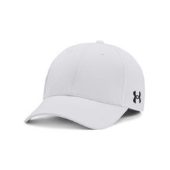 Czapka Under Armour Team Blitzing. Białe czapki męskie Under Armour, bez wzorów, z materiału. Za 117.85 zł.