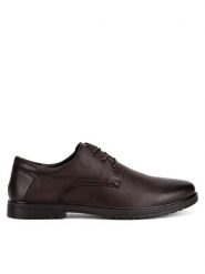 Sergio Bardi Półbuty MF1660-1Z Brązowy. Brązowe buty wizytowe męskie Sergio Bardi, ze skóry, bez zapięcia. Za 299.99 zł.