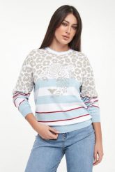 Sweter damski z wzorem zwierzęcym SPORTALM. Swetry klasyczne damskie Sportalm, bez kołnierzyka. Za 1,629.00 zł.