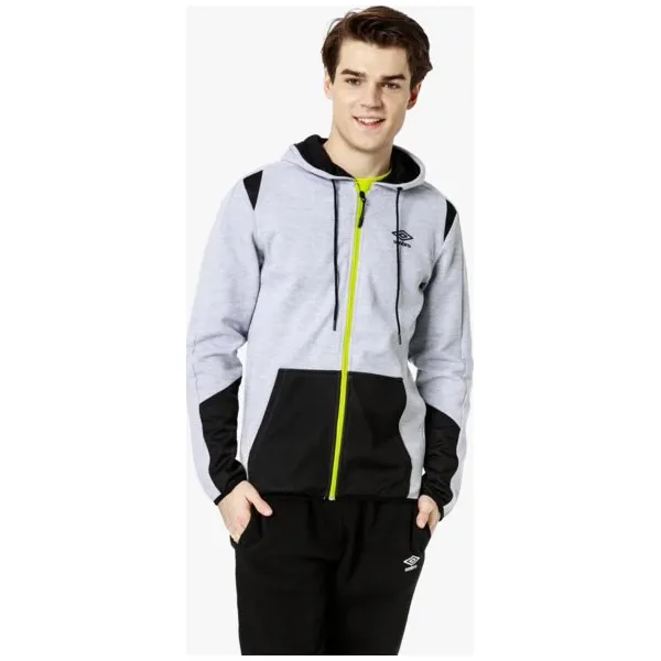Umbro Bluza Pler , szary, rozmiar L. Szare bluzy z kapturem męskie Umbro, l, z materiału. W wyprzedaży za 99.99 zł.