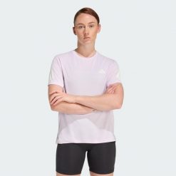 Koszulka adi365 CLIMACOOL. Czerwone t-shirty damskie Adidas, bez wzorów, bez kołnierzyka. Za 149.00 zł.