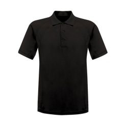 Męska Koszulka Polo Coolweave Odprowadzająca Wilgoć. Czarne koszulki polo męskie Regatta, m, bez wzorów, bez ramiączek. Za 73.99 zł.