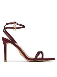 Steve Madden Sandały 11005123 Bordowy. Czerwone sandały damskie Steve Madden, bez wzorów, ze skóry, bez obcasa, na szpilce. Za 519.99 zł.