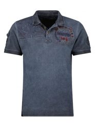 Canadian Peak Koszulka polo "Kinflateak" w kolorze granatowym rozmiar: S. Niebieskie koszulki polo męskie Canadian Peak, s, bez wzorów, z bawełny, bez ramiączek. Za 79.03 zł.
