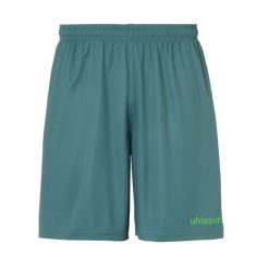 Szorty Uhlsport center basic. Zielone szorty męskie UHLSPORT, bez wzorów, klasyczne. Za 111.50 zł.