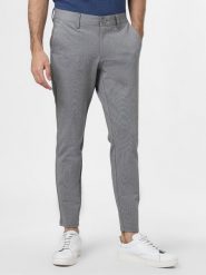 Only&Sons Spodnie Mężczyźni szary, 31-32. Szare spodnie materiałowe męskie Only&Sons, bez wzorów, z materiału. Za 179.95 zł.