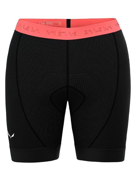 Salewa Szorty kolarskie "Vento Merino Short Liner" w kolorze czarnym rozmiar: XL. Czarne szorty męskie Salewa, bez kołnierzyka. Za 216.45 zł.