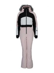 Peak Mountain Kombinezon narciarski "Arctico" w kolorze jasnoróżowym rozmiar: XL. Różowe kombinezony damskie Peak Mountain, m, bez wzorów, z tkaniny, sportowe, bez kołnierzyka, bez ramiączek. Za 501.57 zł.