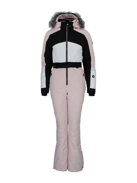 Peak Mountain Kombinezon narciarski "Arctico" w kolorze jasnoróżowym rozmiar: XL. Różowe kombinezony damskie Peak Mountain, m, bez wzorów, z tkaniny. Za 546.48 zł.