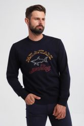 Sweter męski wełniany PAUL&SHARK. Swetry męskie PAUL&SHARK, l, bez wzorów, z wełny, bez kołnierzyka. W wyprzedaży za 837.85 zł.